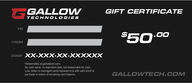 $50 Gallow Tech Gift Card