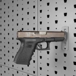 Handgun Barrel Hanger - 45° Left handgun, barrel, hanger, pistol, 45 degree, left