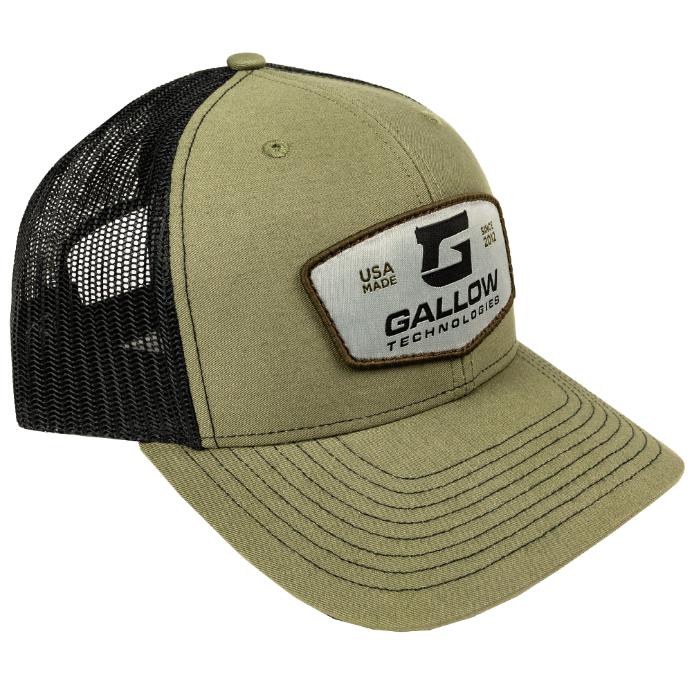 Woven Patch on Loden/Black Hat Woven Patch on Loden/Black Hat