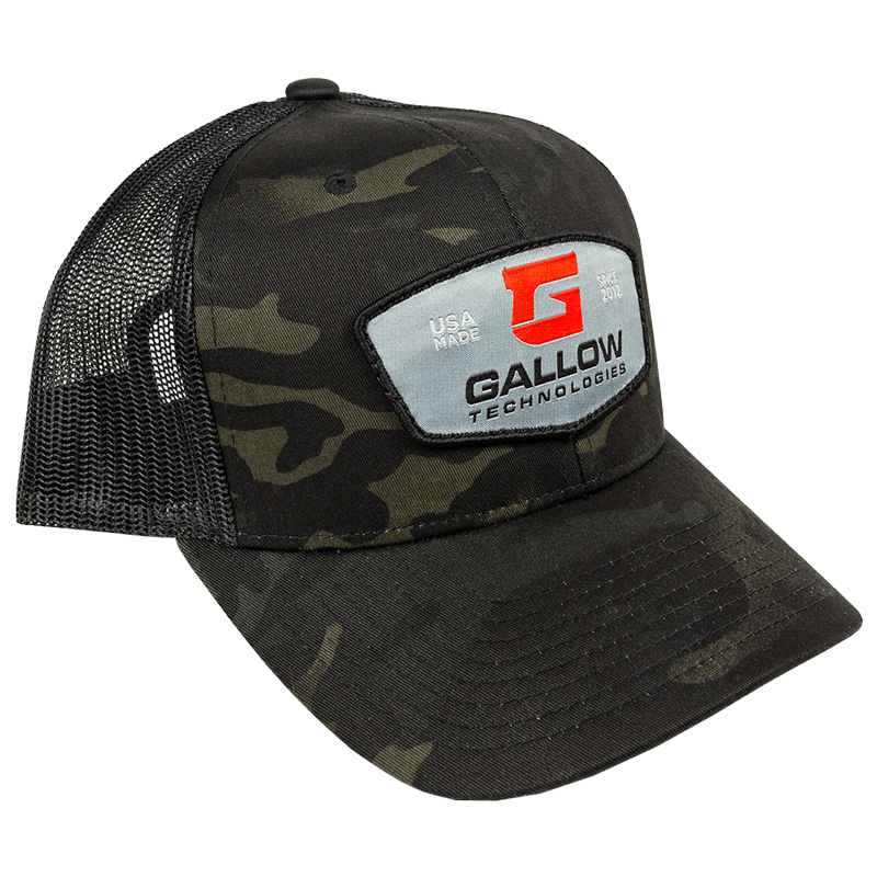 Red Gallow Woven Patch on Black/Multicam Hat Red Gallow Woven Patch on Black/Multicam Hat