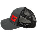Silicone Patch on <br>Charcoal/Gray Hat - hat-s-charcoal/gray
