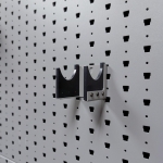 Medium horizontal suppressor hanger right angle empty