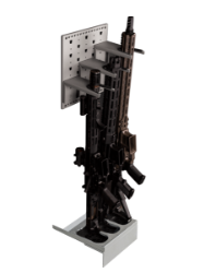 Package 101 thin wall panel, wall panel, panel, 10", vertical display, rifles