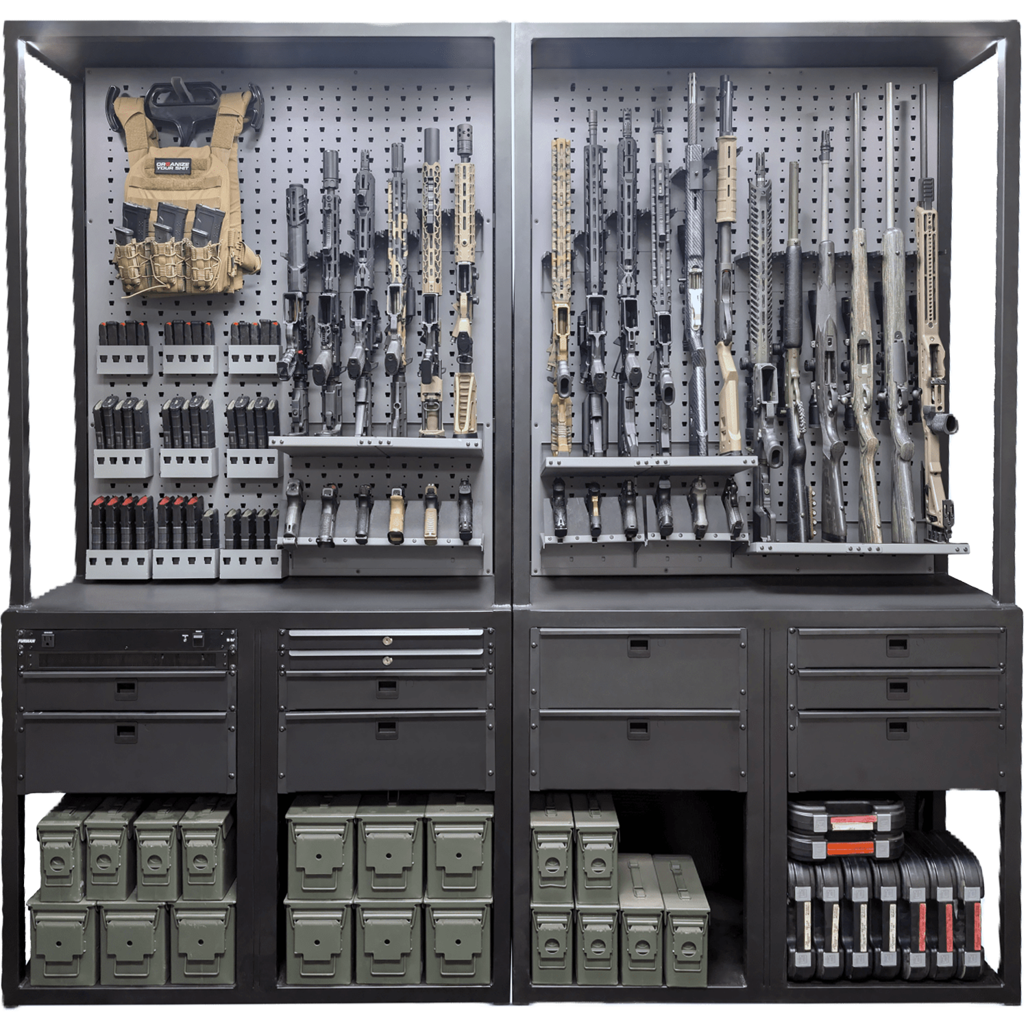 Ultimate Weapon Stand UWS-84.44.18-2.2 Weapon stand, freestanding, weapon, lone standing, rack, ultimate